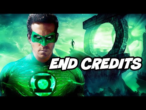 Crisis On Infinite Earths Ending - Justice League Scene and Green Lantern Easter Eggs