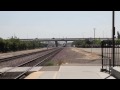 Amtrak 713 into and out of Fresno with a nice K5LA
