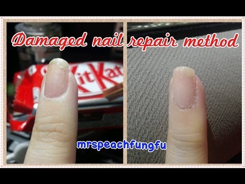 how to repair damaged nails