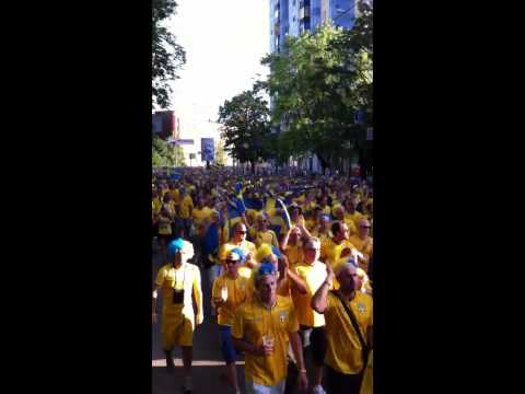 Supportermarsch i Kiev