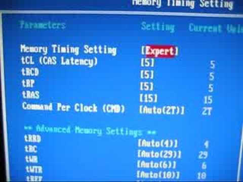 how to set ram mhz in bios