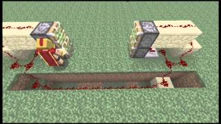 How To Build A 2x2 Automatic Door In Minecraft Minecraftvideos Tv