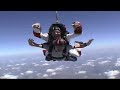 I went Skydiving! I didn't put this video together, dropzone video did. I jumped at 13000 feet and fell at 120 mph for 1 minute, then I came down in the parachute for 4 minutes. I would do it again!