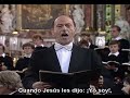 johann sebastian bach: st. john passion, bwv 245
nikolaus harnoncourt (conductor)
t�lzer knabenchor
kurt equiluz (tenor, eveangelist)
robert holl bass, jesus)
concentus musicus wien