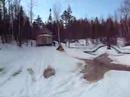 warren,alexandre,pier et sébas font du ski-doo sur l'eau