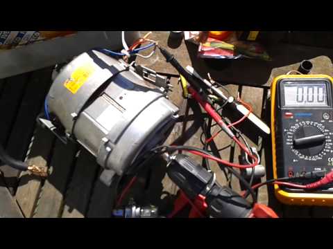 how to turn electric motor into a generator