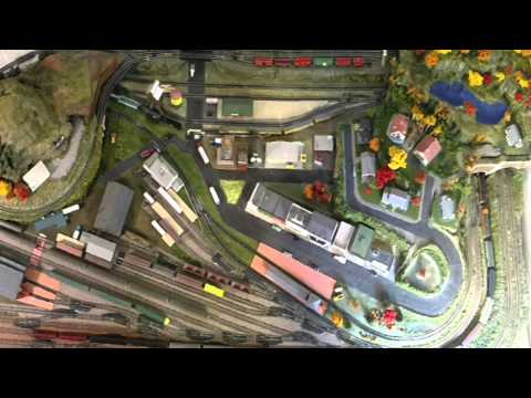 how to make an n gauge train layout