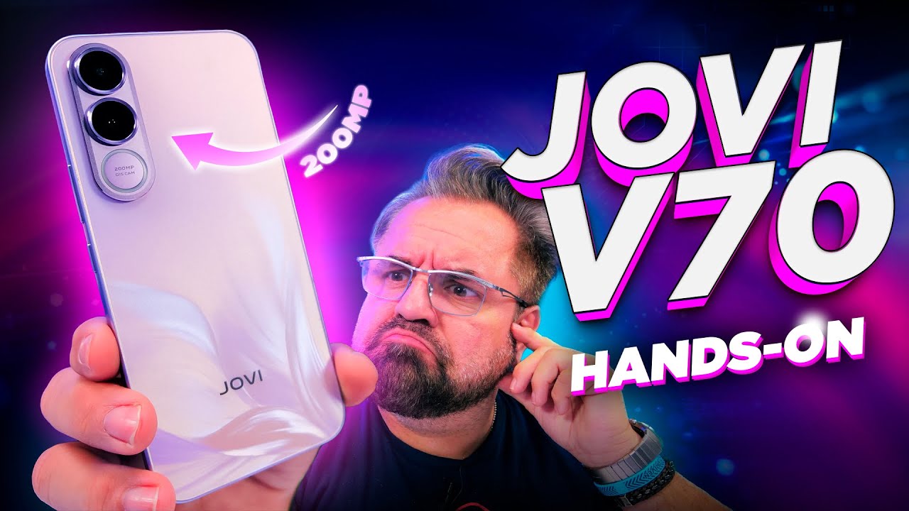 Câmera de 200MP e bateria GIGANTE em um smartphone intermediário: JOVI V70!
