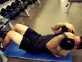 Weighted Situps with a 100 pound Dumbell Weighted Situps with a 100 pound Dumbell
