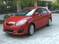 See a video of the new 2009 Toyota Matrix viewed from the inside and out.