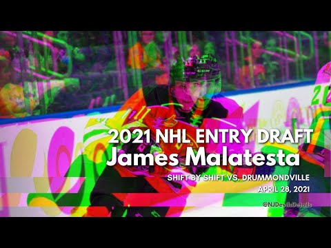 2021 NHL Draft | James Malatesta (#11) Shift by Shift vs Drummondville, April 28, 2021