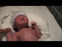 Lana Takes Comfort in Holding Papa's Finger