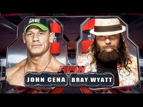 WWE RAW 2014 - John Cena vs Bray Wyatt - Full Match HD!