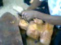 Sri Lankan Handy Craft (making a Statue of load Buddha)