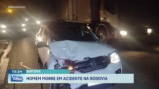 HOMEM MORRE EM ACIDENTE NA RODOVIA