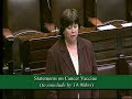 Harney makes statement about cancer vaccine Harney makes statement about cancer vaccine