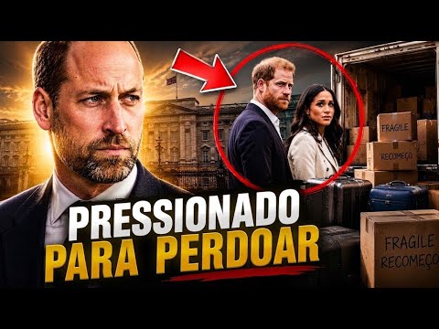 WILLIAM É PRESSIONADO A PERDOAR HARRY E MEGHAN E MÍDIA AMEAÇA FUTURO REI