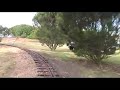 Cobden Miniature Railway - Drivers Eye View