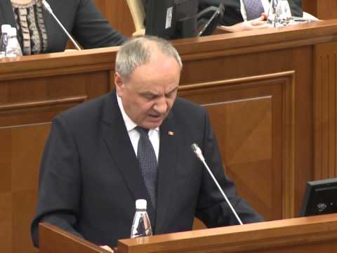 Президент Николае Тимофти произнес речь на открытии первого заседания весенне-летней сессии Парламента
