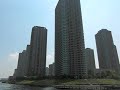 sumidagawa cruise, skyscrapers of tsukudajima, tokyo