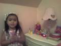 Filipino American child  sings Ilonggo Song