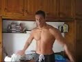 Italian Boy Flexing Muscles Posing Showing Off Webcam Man