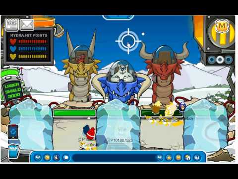 Chicken Pictures Funny on Club Penguin   How To Defeat Herbert S Hydrabot   Medieval Party Epf