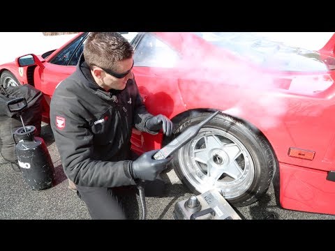 How to Wash your car in Winter: Ferrari F40