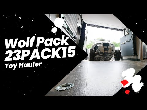 Thumbnail for Tour the 2023 Wolf Pack 23PACK15 Toy Hauler Video