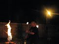 Richie breating fire