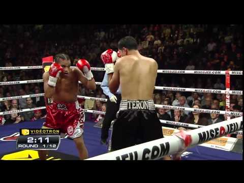 Cote - Fight between Pier Olivier Cote against Jorge Luis Teron, on the undercard of Bute-Johnson, november 5 2011.