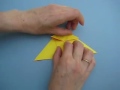 Оригами видеосхема курицы 3