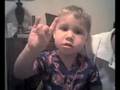 Parker Learns Hook 'Em Horns