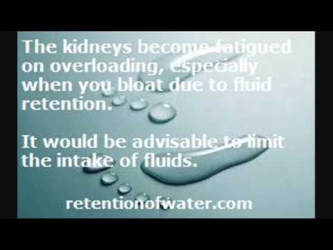 how to relieve water retention in legs