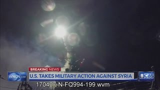 U.S. Hits Syrian Government Airfield With Missiles