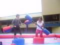 ryan vs. angie... gladiator style!