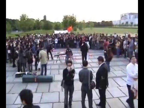 519德国柏林华人悼念地震死难者 screen 1