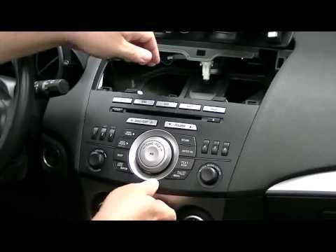 Mazda 3 2010+ original radio unit removal