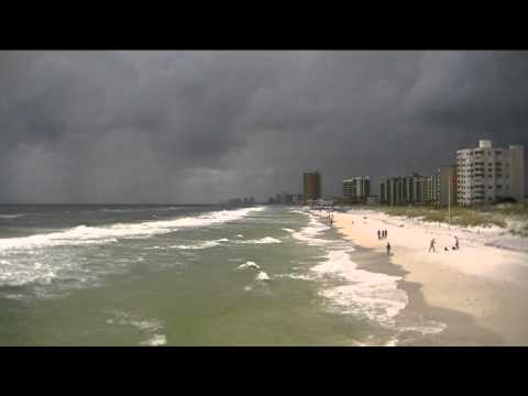 USA: США: Panama City Beach...Ocean .... st. Andrews state park... на пляже в Панама Сити , Пир