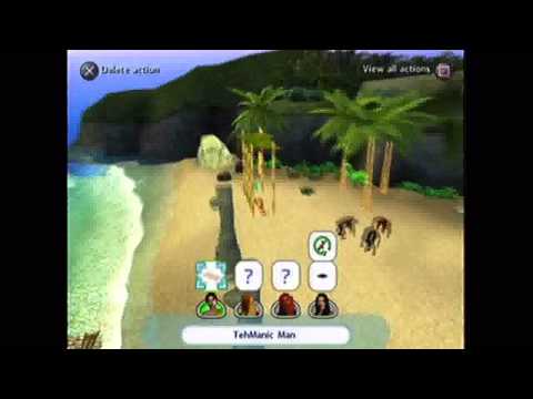 how to harvest hardwood on sims 2 castaway