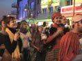 Manifestation contre la bière sans alcool. Groland 2007