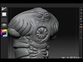 Zbrush 3 - Deep sea creature design sculpting