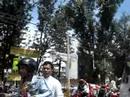 cruzando la calle