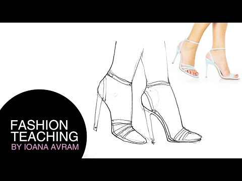 how to draw shoes