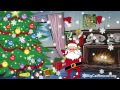 Christmas Video Greeting Card Dancing Santa and Magical Decorating