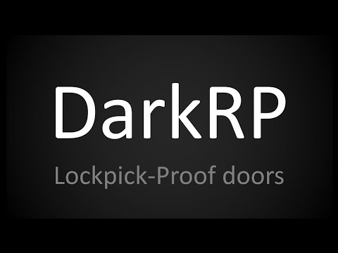 how to lock doors in darkrp