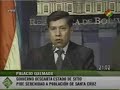 Bolivia: Gobierno denuncia golpe de estado cívico prefectural - 09 Sep 08