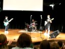 A band at camp! At the talent show!