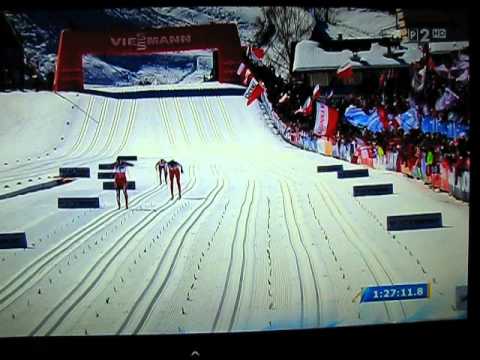 bjoergen - Prawa Autorskie:TVP 1 30km 02-03-2013 Val di Fiemme (ITA) 1) Marit Bjoergen (NOR) 1:27'19