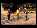 filmed on a tour of japan in december 2001, three lads from the swingle singers engage in their favourite pastime: kicking a small bag of beans.

starring pongo 'andy dance' warren, burt 'chest press' lumsden and tucker 'ambifootstrous' boyden.

locations: chuo park, tokyo; bunkan centre (dressing room), utsonomiya.

music: 'william tell overture' - walter carlos; 'take california' - propellerheads; 'moonlight sonata' - the swingle singers; 'big in japan' - guano apes